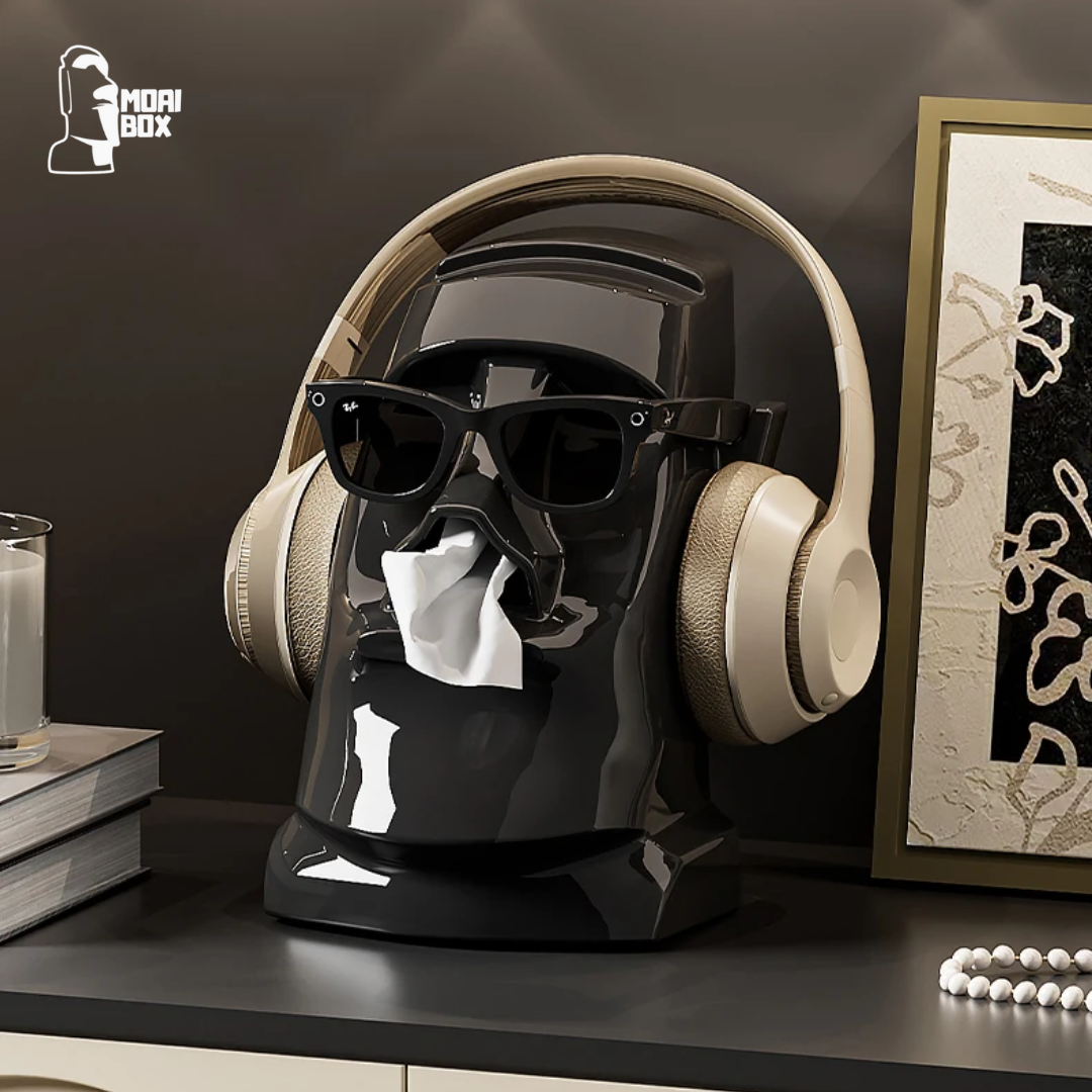 Caja de Pañuelos MoaiBox